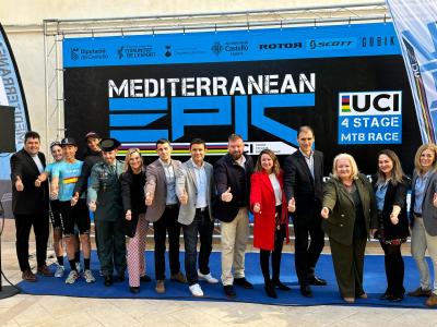 La delegada del Consell en Castellón y el director general de Deporte asisten a la presentación de la Mediterranean Epic